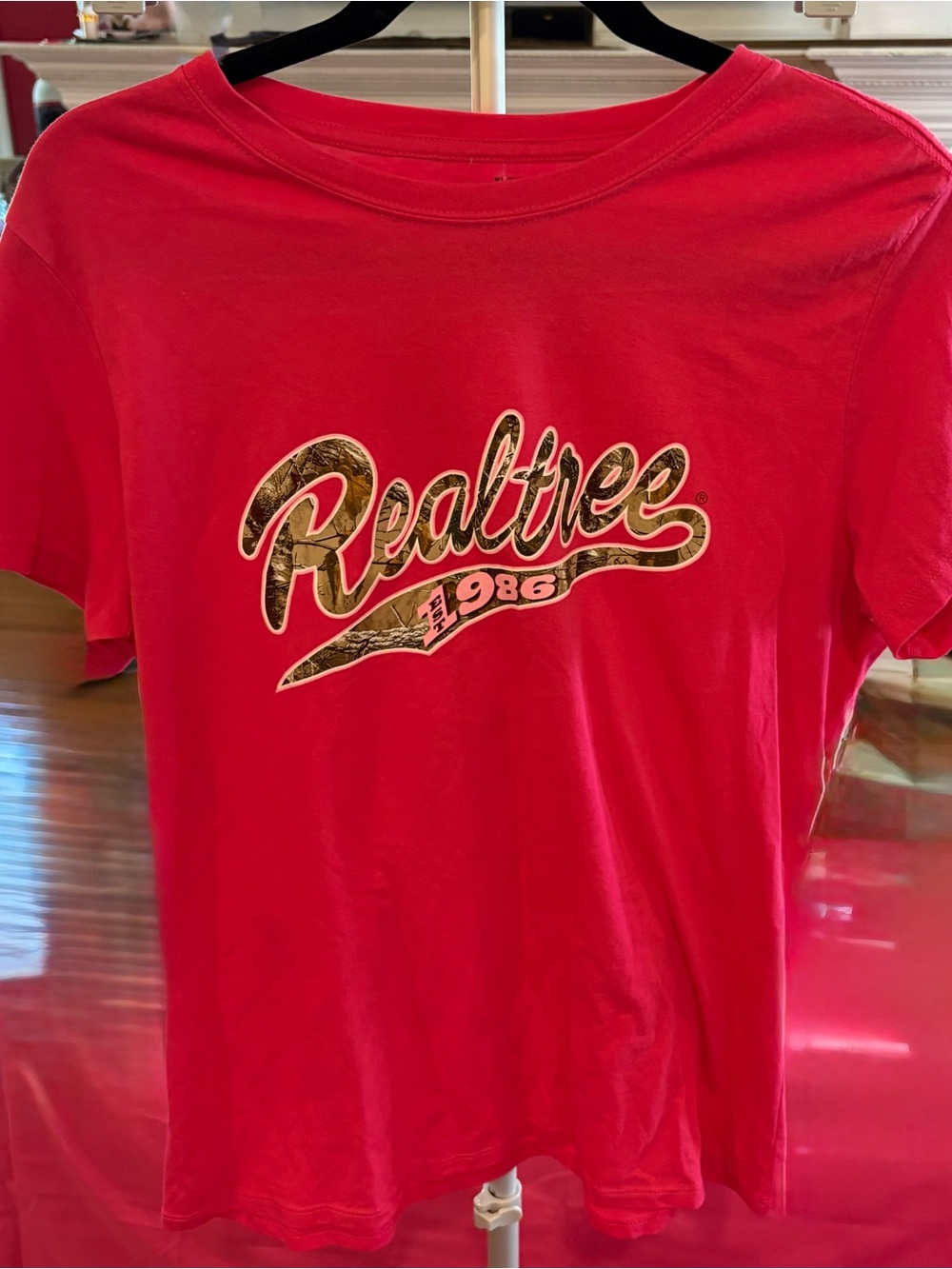 Realtree Red Logo Short Sleeve Tee